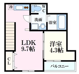 観音町駅 徒歩3分 2階の物件間取画像